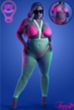 Image de FAGL2126 - Neon Green-Neon Pink